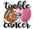 Tackle Cancer-Football-PNG Digital Download