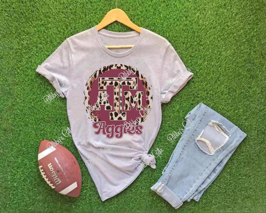 Aggies Leopard-Football-PNG Digital Download