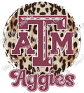 Aggies Leopard-Football-PNG Digital Download