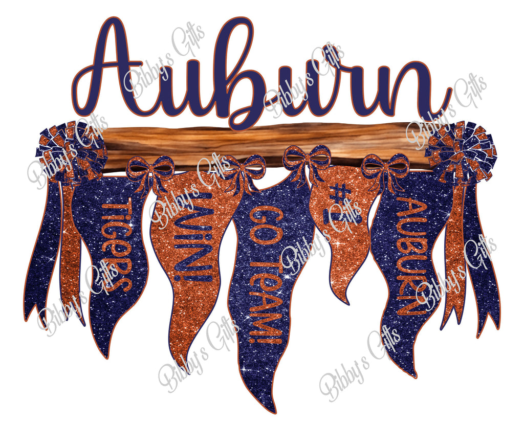 Team Banner-Auburn-PNG Digital Download