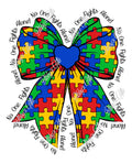 Autism Puzzle Ribbon-PNG Digital Download