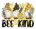 Bee Kind Gnome-PNG Digital Download