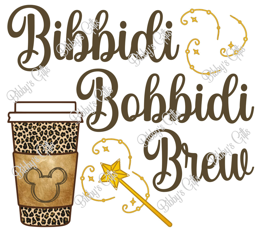 Bibbidi Bobbidi Brew-PNG Digital Download