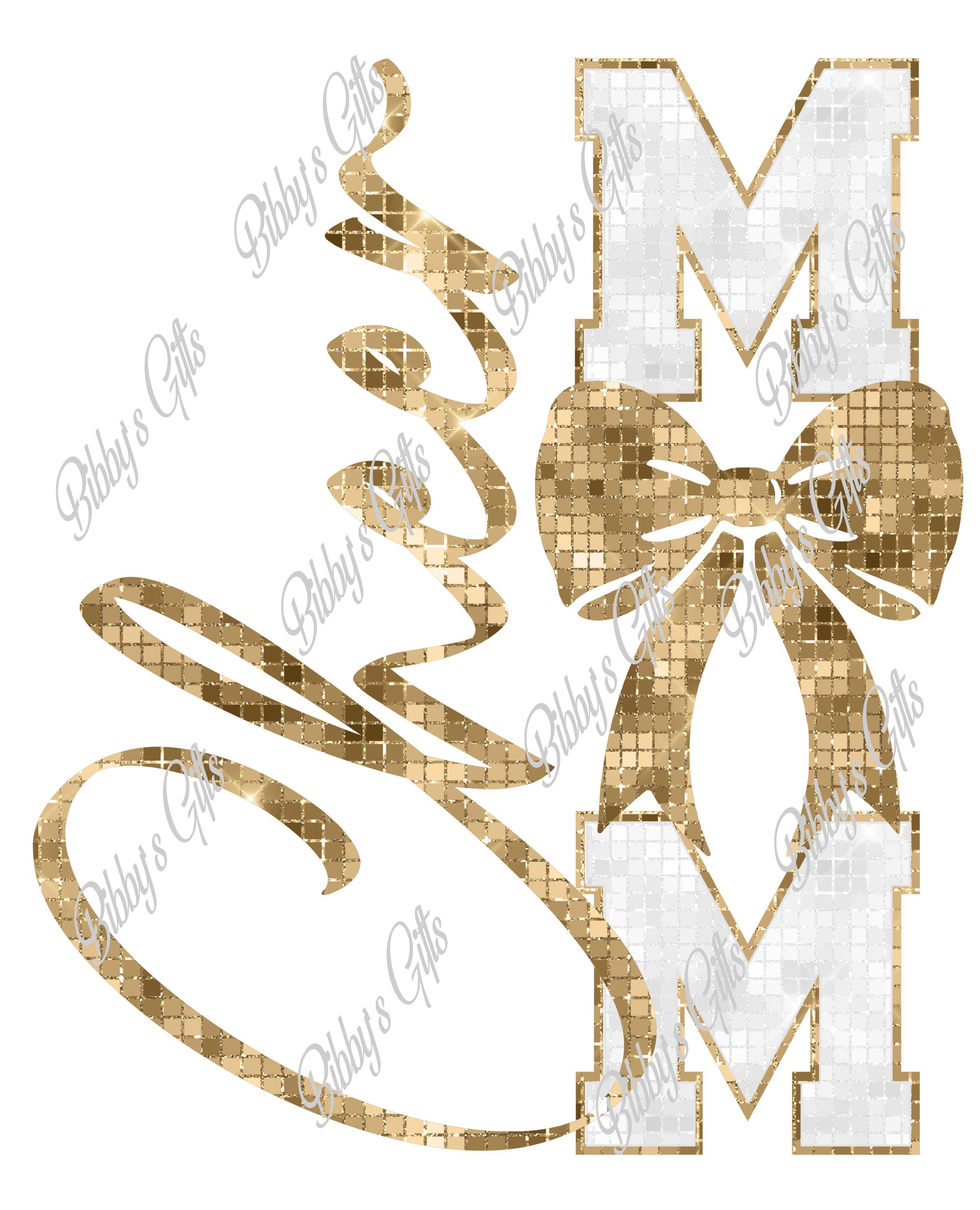 Cheer Mom Gold-PNG Digital Download