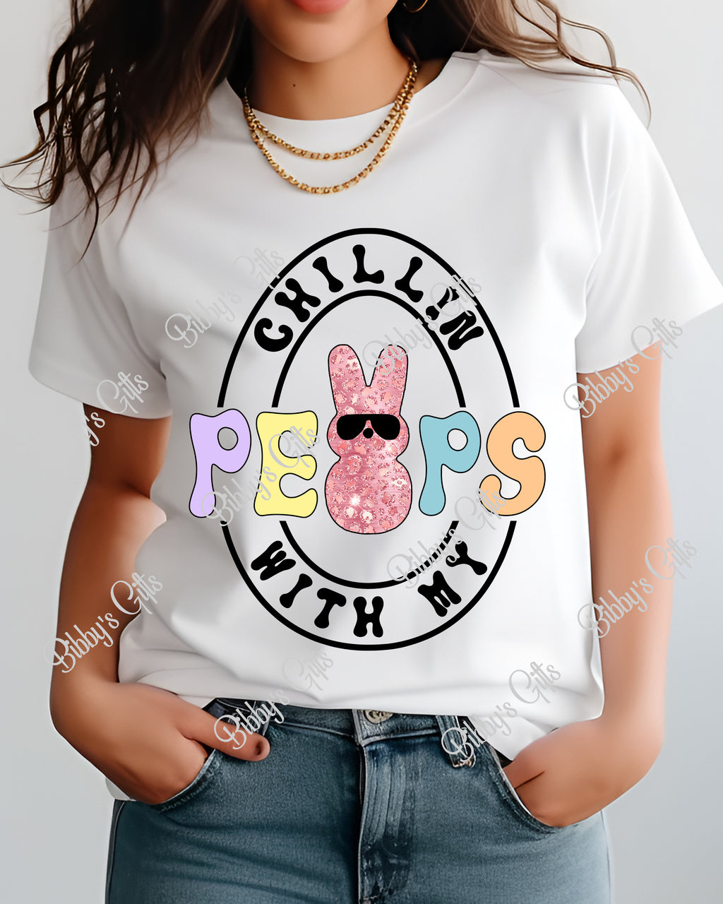 Chillin' with my Peeps-PNG Digital Download