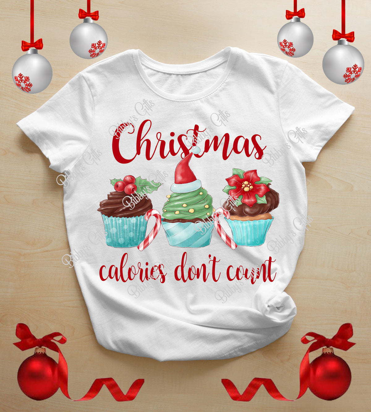 Christmas Calories Don't Count-PNG Digital Download
