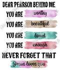 Dear Person Behind Me-PNG Digital Download