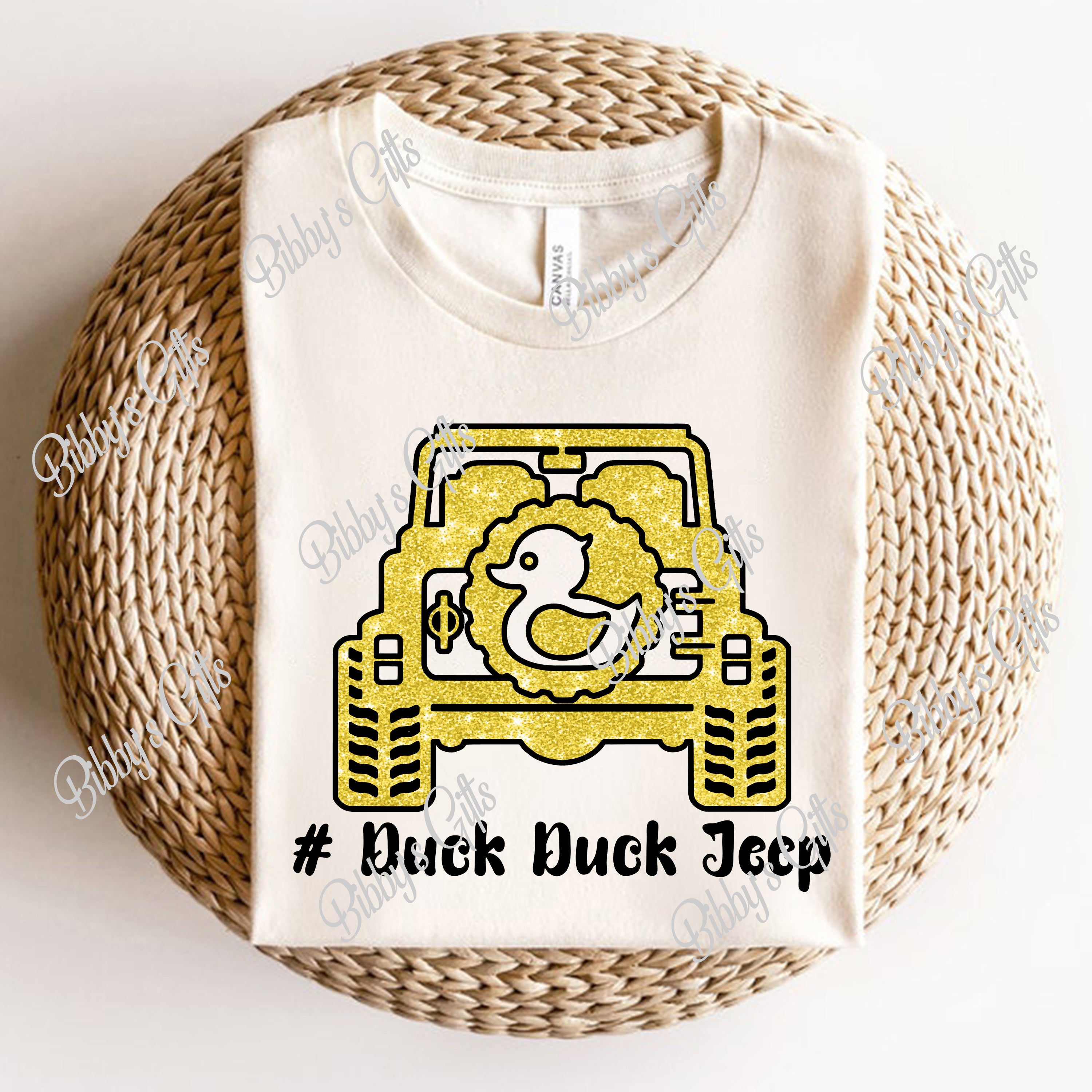 Duck Duck Jeep-Yellow-PNG Digital Download