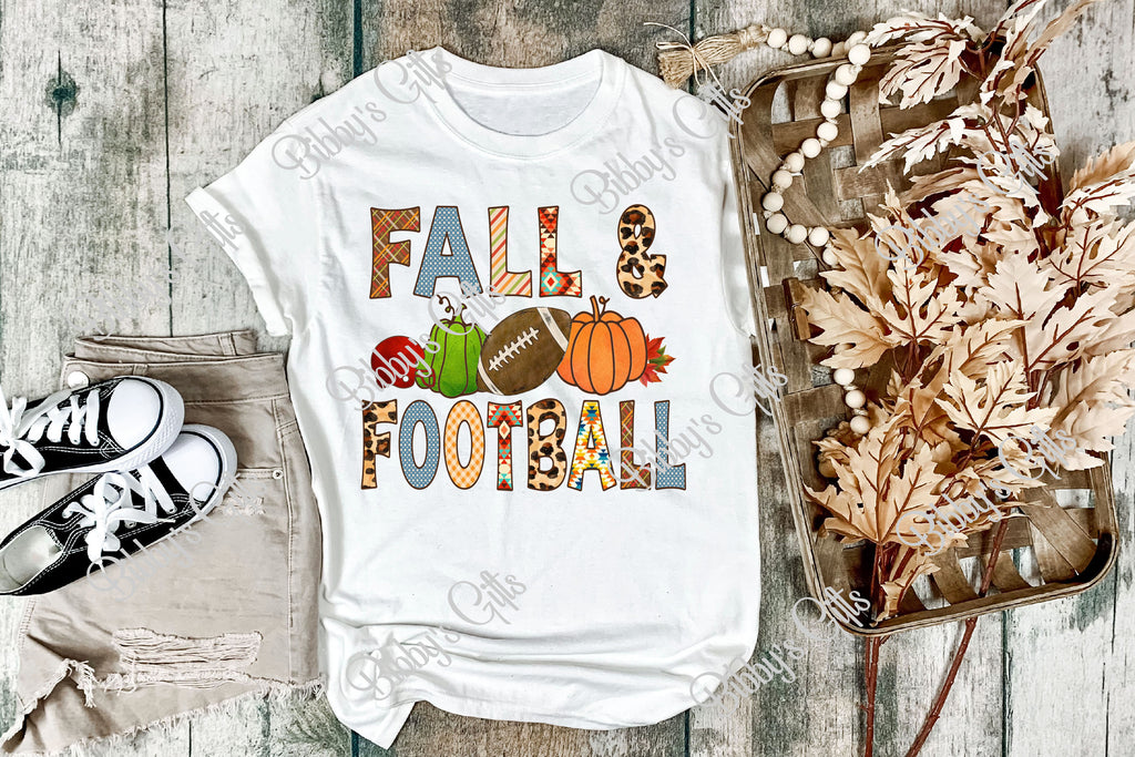Fall & Football-PNG Digital Download