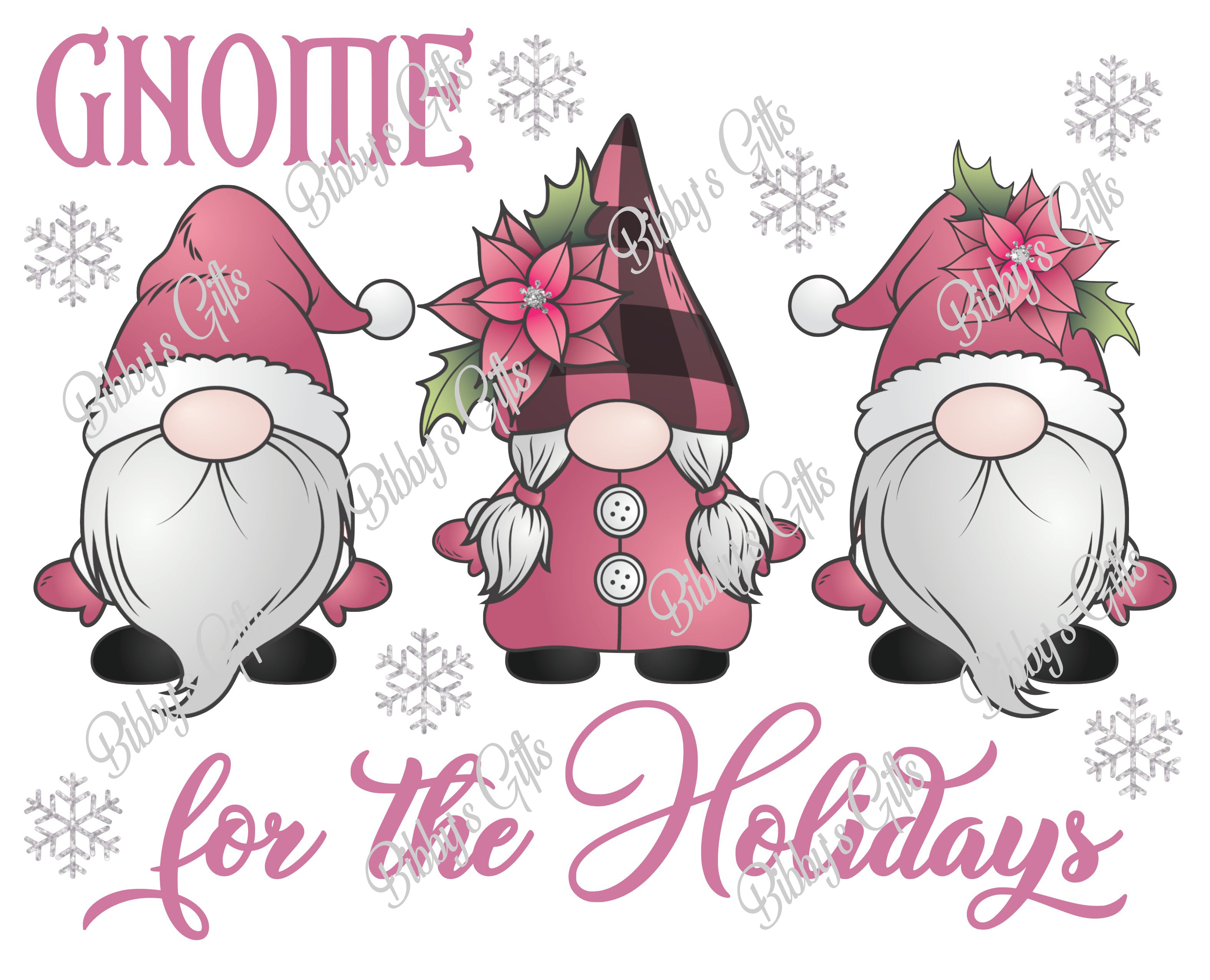 Gnome for the Holidays-Georgia-PNG Digital Download