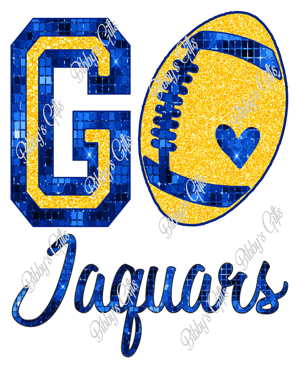 GO Jaguars-Football-PNG Digital Download