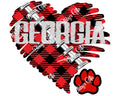 Georgia Heart-Bulldogs-PNG Digital Download