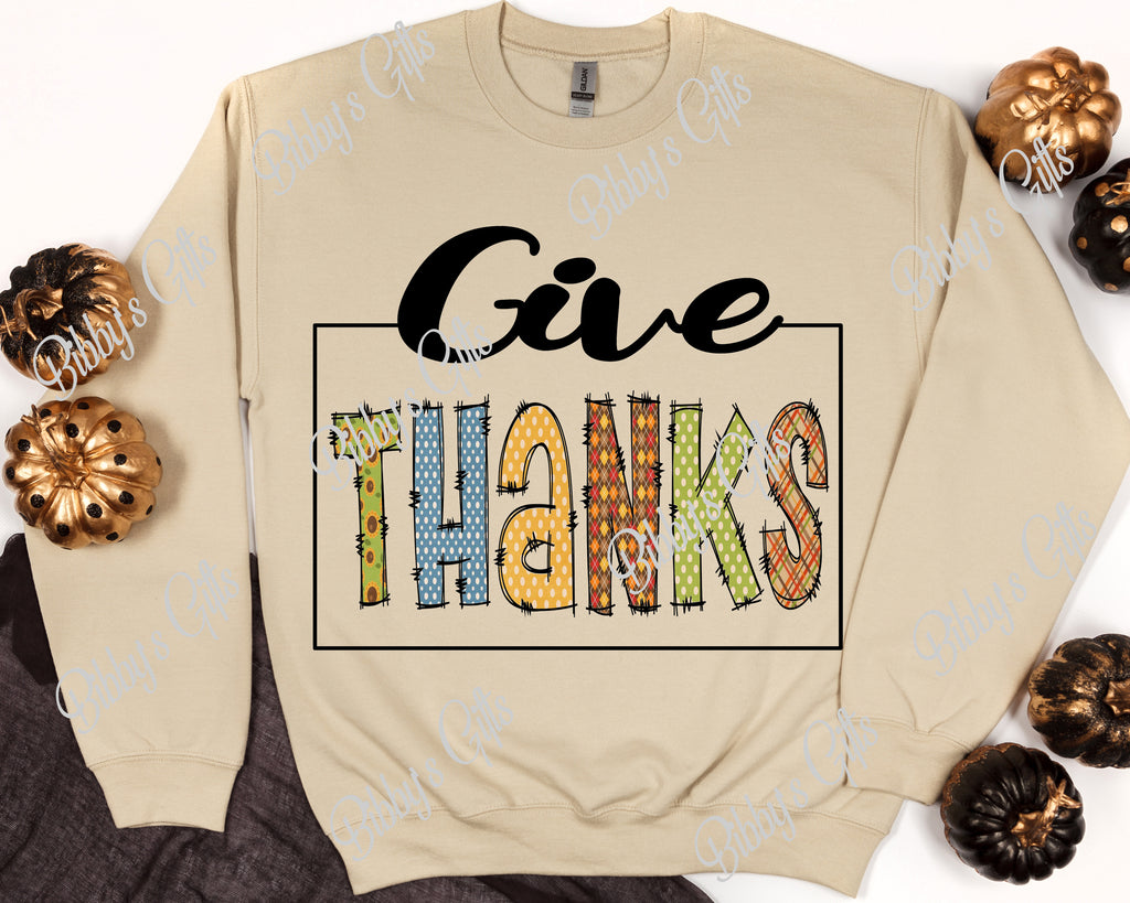 Give Thanks-PNG Digital Download
