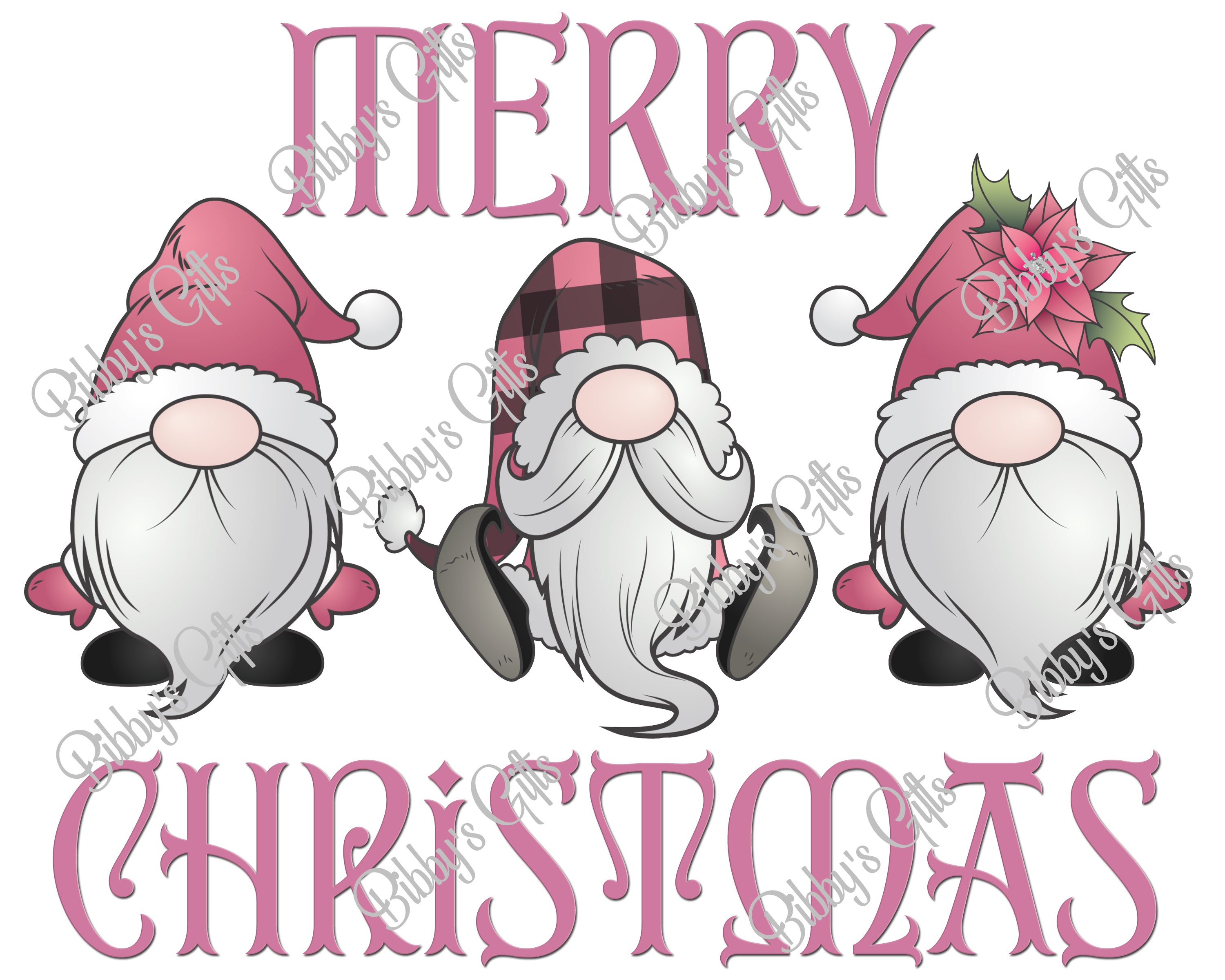 Gnomes Christmas-Georgia-PNG Digital Download