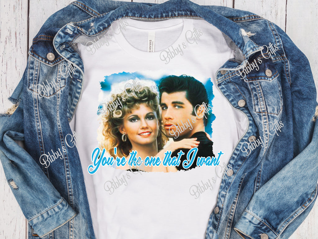 Grease You're the one that I Want-PNG Digital Download
