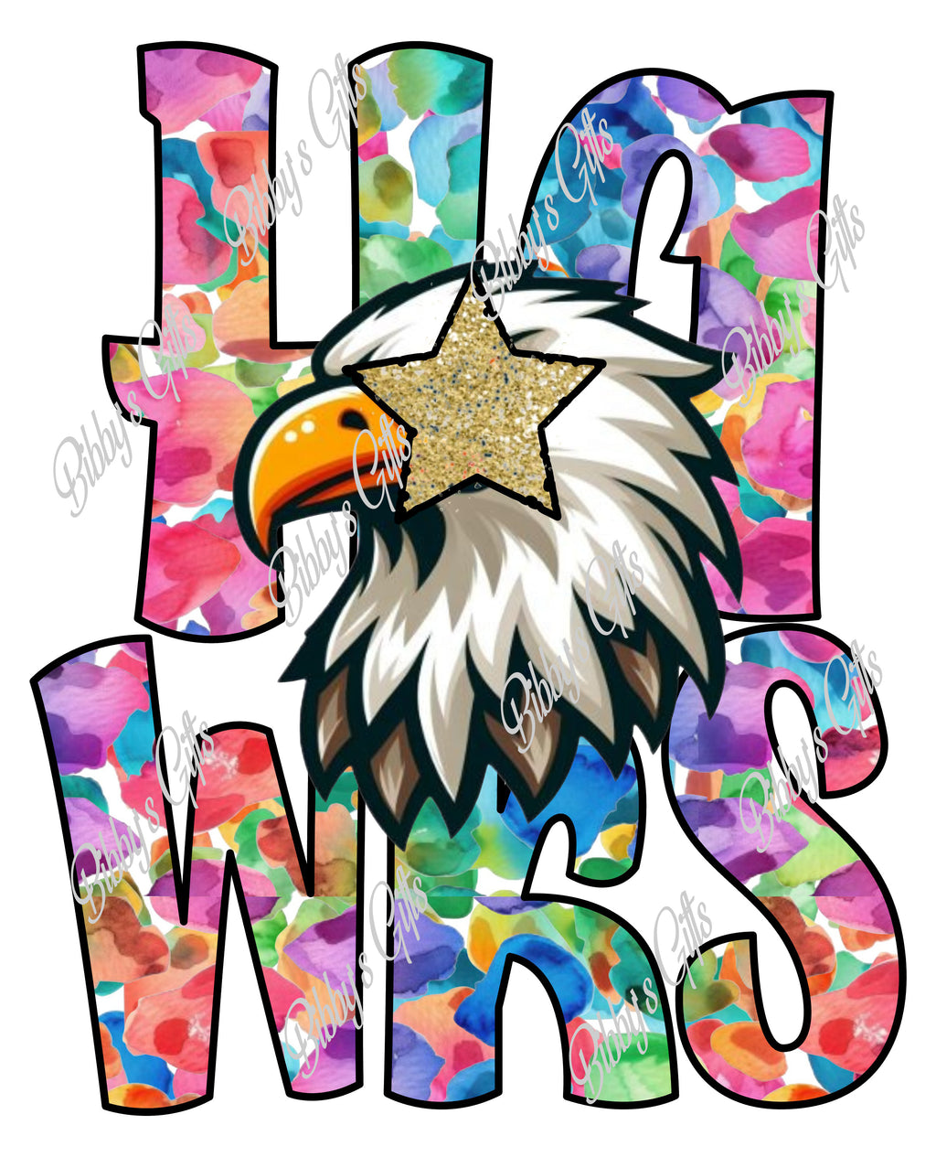 Football-Hawks-PNG Digital Download