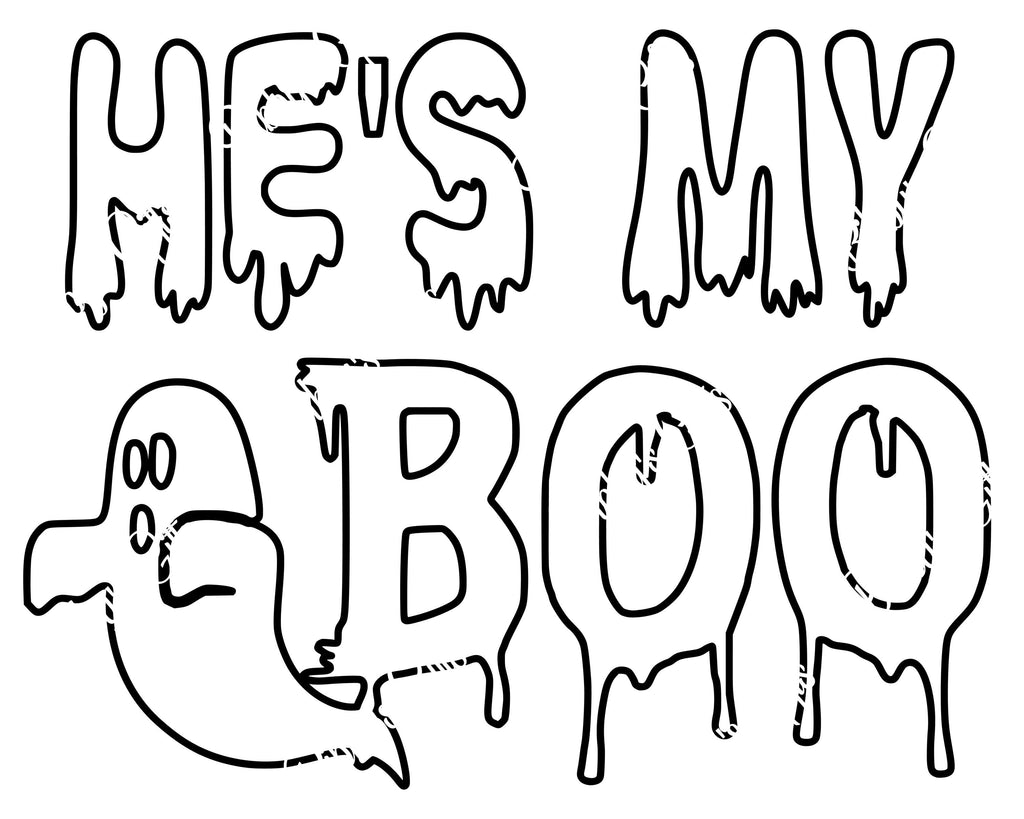 He's my Boo-PNG Digital Download