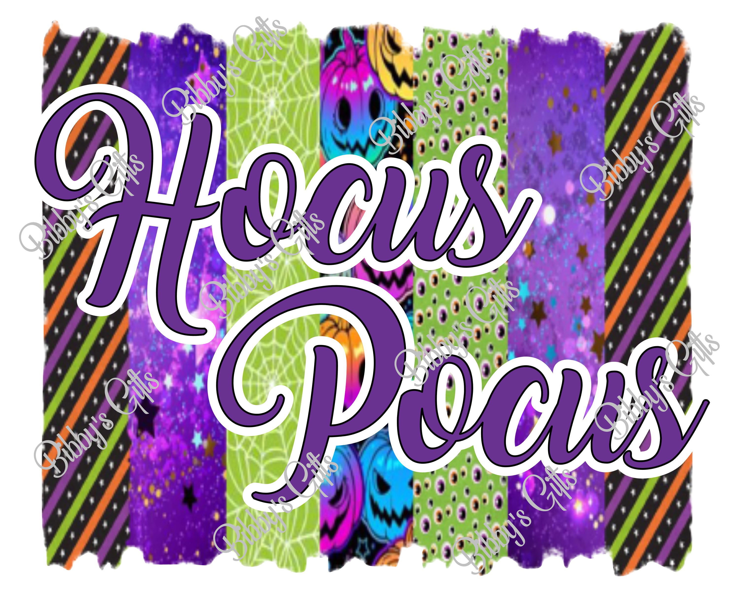Hocus Pocus Brushstrokes-PNG Digital Download