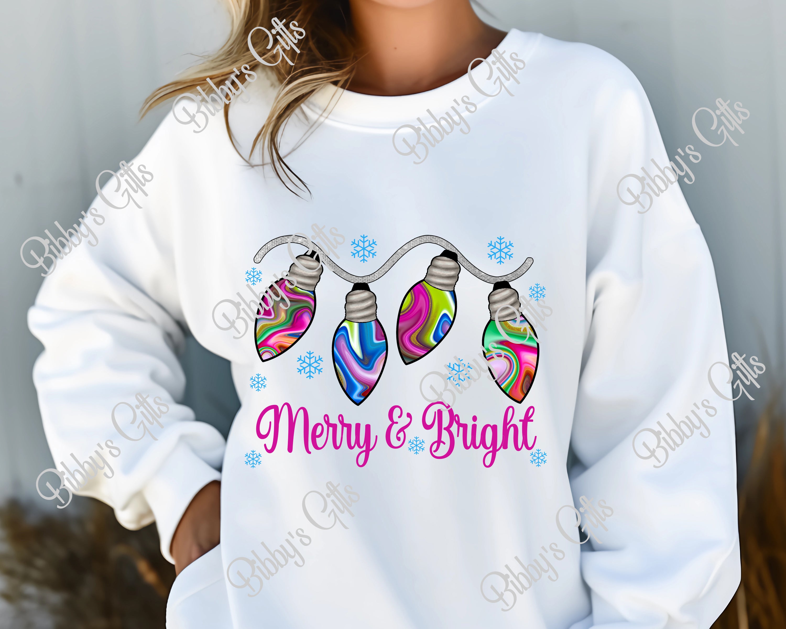 Merry & Bright-PNG Digital Download