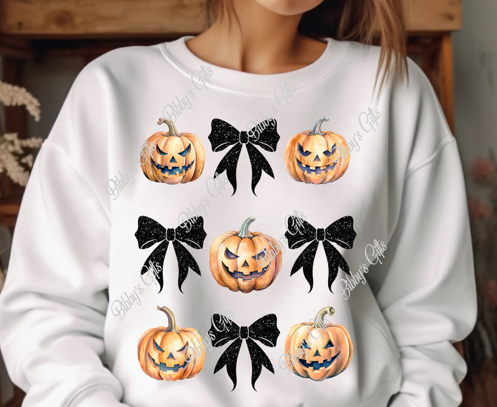 Orange Pumpkins Tic Tac Toe-PNG Digital Download