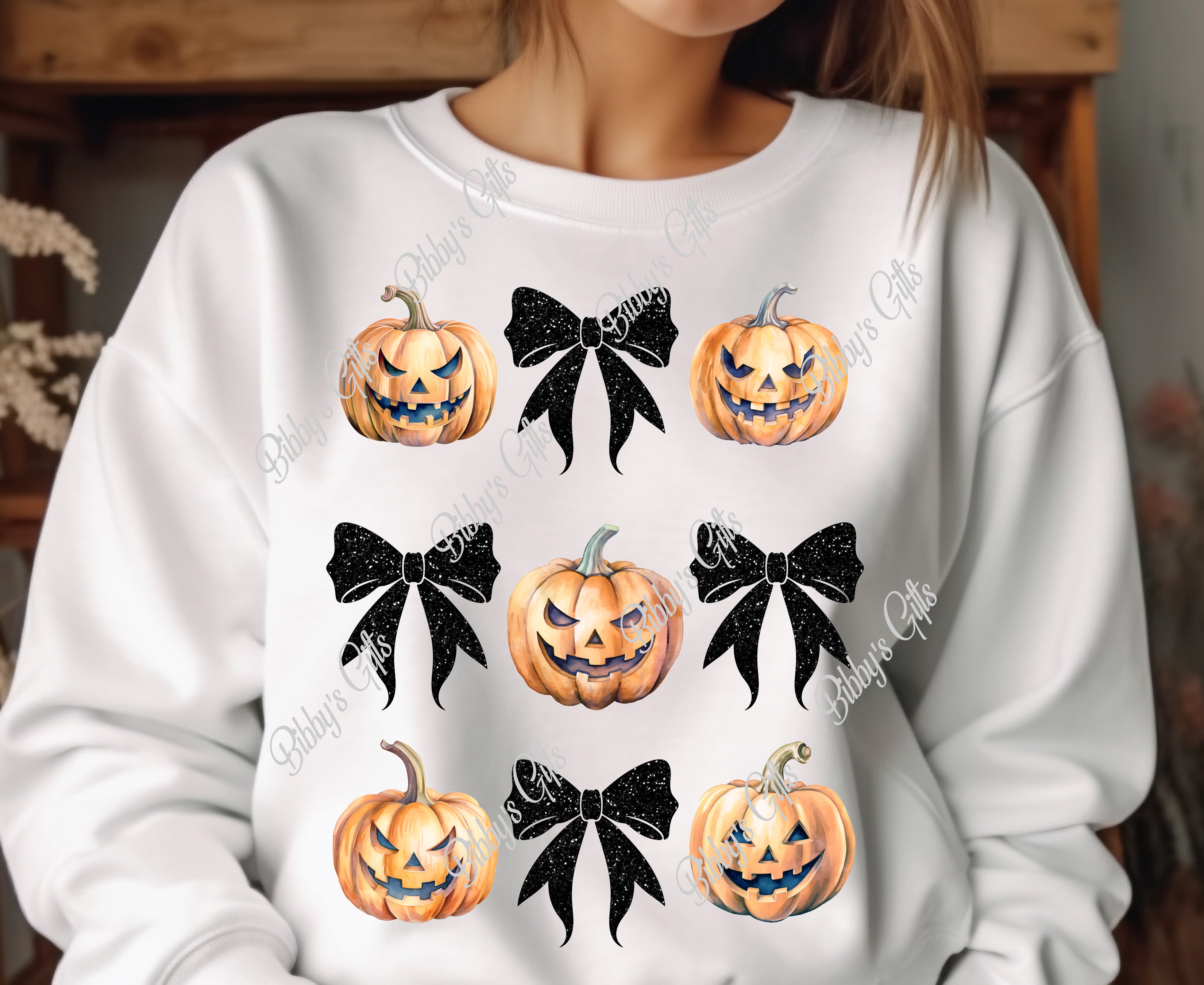 Orange Pumpkins Tic Tac Toe-PNG Digital Download