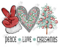 Peace Love Christmas-PNG Digital Download