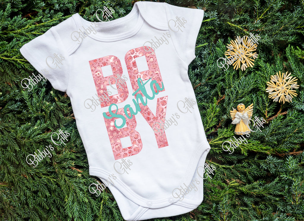 Santa Baby Pink-PNG Digital Download