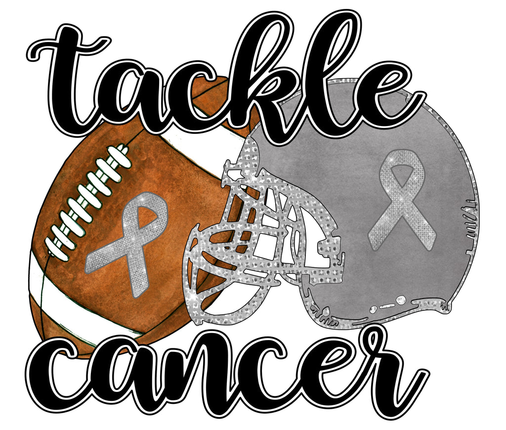 Tackle Cancer-Football-PNG Digital Download (Copy)