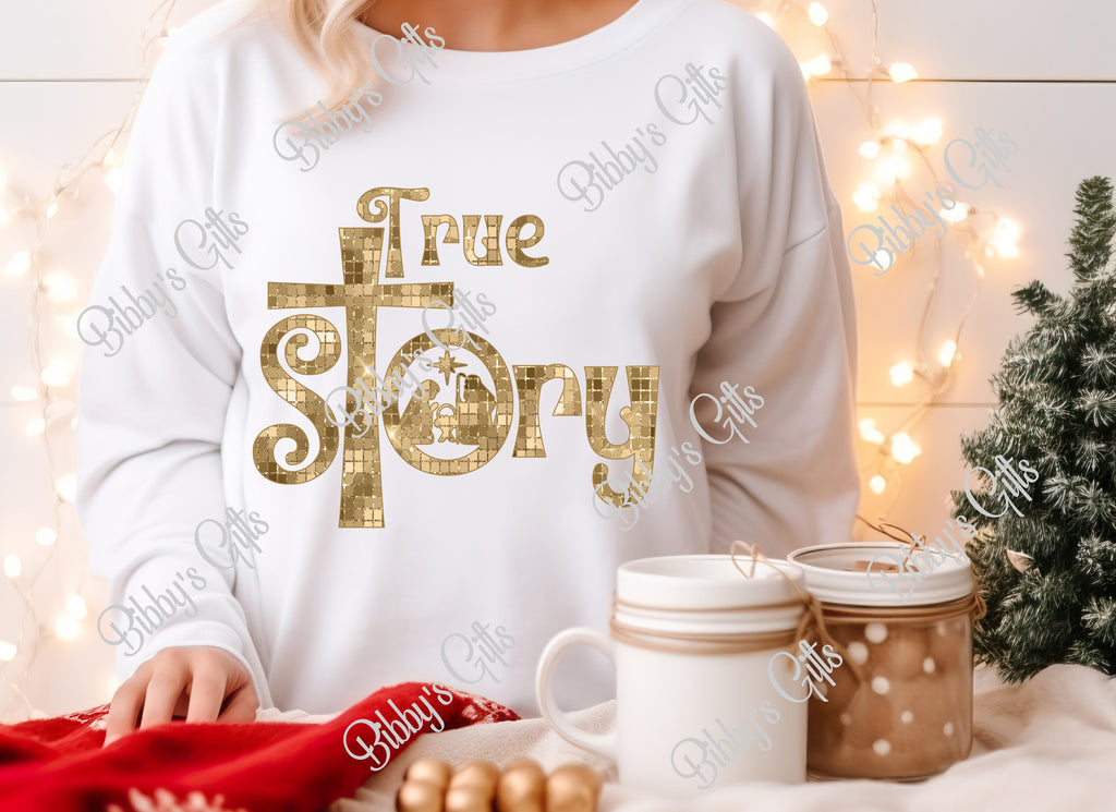True Story Manger-PNG Digital Download