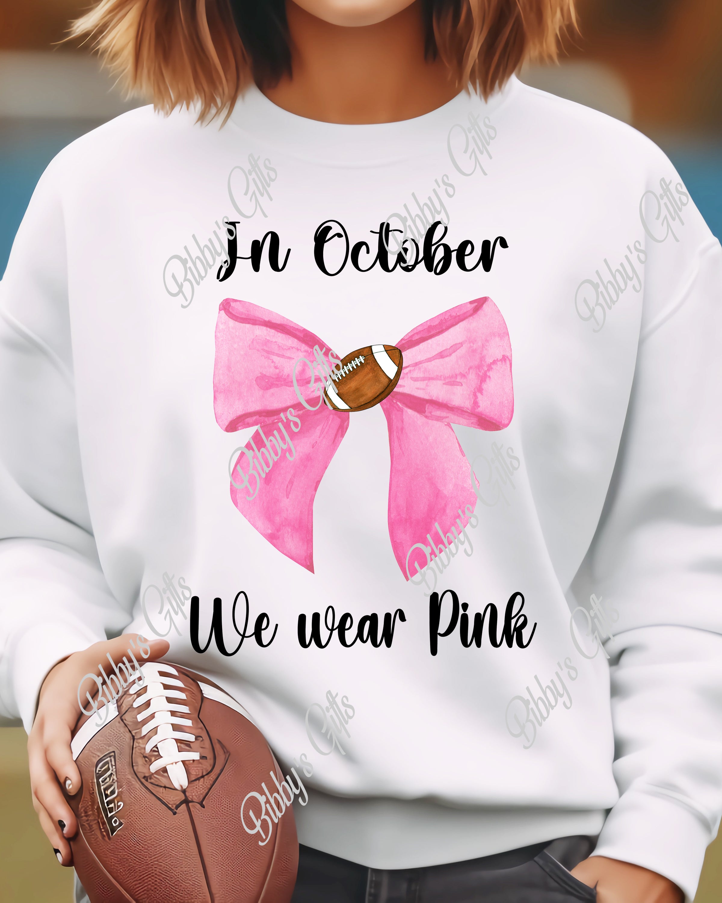 We wear Pink Bow-PNG Digital Download
