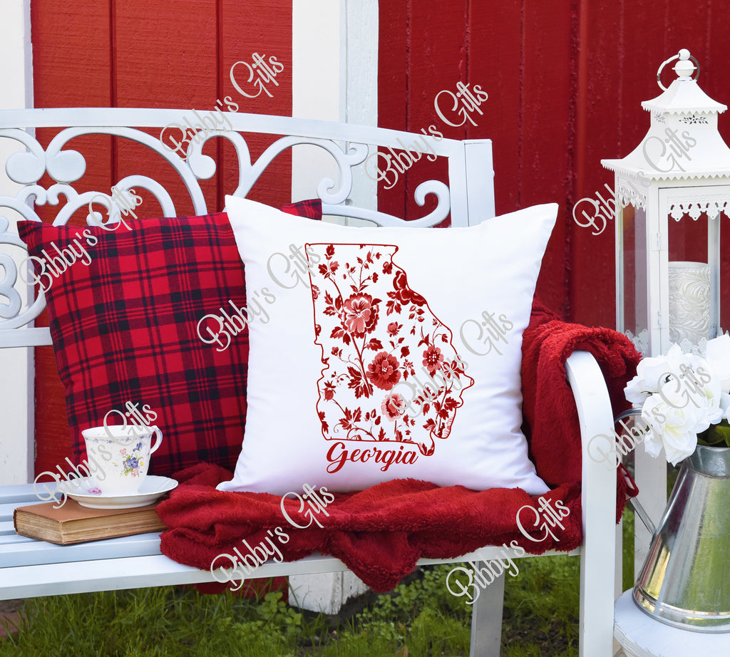 Georgia Red Delft-PNG Digital Download